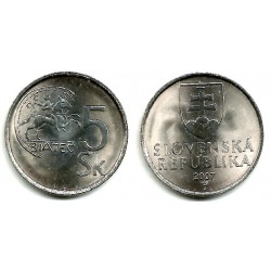 (14) Eslovaquia. 2007. 5 Koruna (SC)