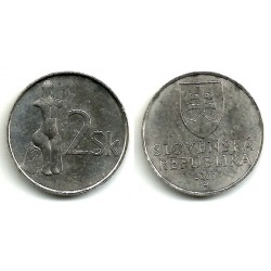 (13) Eslovaquia. 2007. 2 Koruna (SC)
