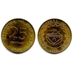 (271a) Filipinas. 2004. 25 Sentimo (SC-)
