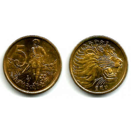 (44) Etiopía. 1969. 5 Cents (SC)