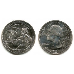Estados Unidos de América. 2021(S). Quarter Dollar (SC) Tuskegee Airmen