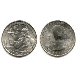 Estados Unidos de América. 2021(P). Quarter Dollar (SC) Tuskegee Airmen