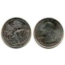 Estados Unidos de América. 2018(D). Quarter Dollar (SC) Pictured Rocks