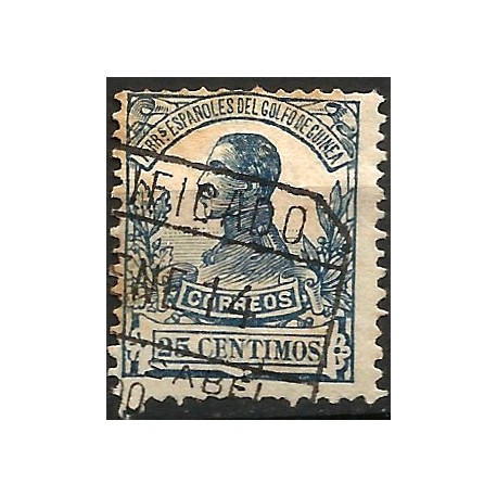 Guinea Española. 1912. 25 Céntimos (Usado)