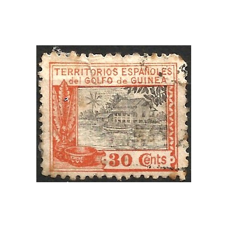 Guinea Española. 1924. 30 Céntimos (Usado)