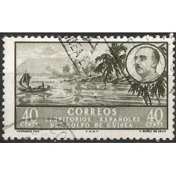 Guinea Española. 1949-50. 40 Céntimos (Usado)