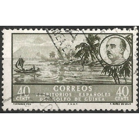 Guinea Española. 1949-50. 40 Céntimos (Usado)
