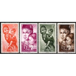 Sidi Ifni. 1954. Serie Completa (Nuevo, con señal de fijasellos) Pro Infancia