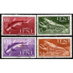Sidi Ifni. 1954. Serie Completa (Nuevo, con señal de fijasellos) Día del Sello Colonial