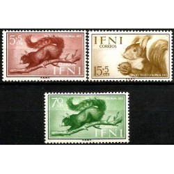 Sidi Ifni. 1955. Serie Completa (Nuevo, con señal de fijasellos) Día del Sello Colonial
