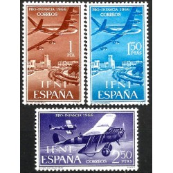 Sidi Ifni. 1966. Serie Completa (Nuevo, con señal de fijasellos) Pro Infancia