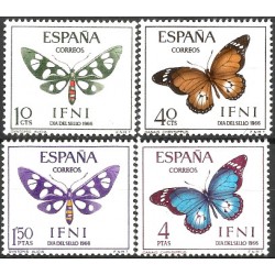 Sidi Ifni. 1966. Serie Completa (Nuevo, con señal de fijasellos) Día del Sello