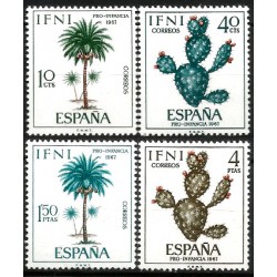 Sidi Ifni. 1967. Serie Completa (Nuevo, con señal de fijasellos) Pro Infancia