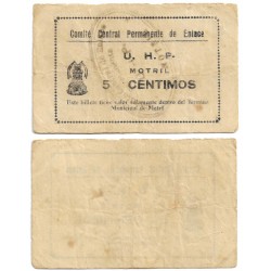 Motril. Sin Fecha. 5 Céntimos (MBC-)