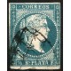 (4) Antillas Españolas. 1857. ½ Real (Usado)