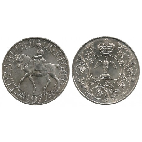 (920) Gran Bretaña. 1977. 25 New Pence (SC)