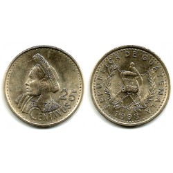 (278.6) Guatemala. 1998. 25 Centavos (EBC+)