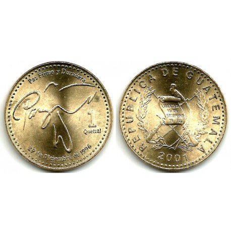 (284) Guatemala. 2001. 1 Quetzal (SC)
