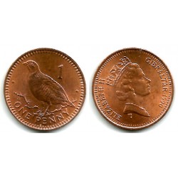 (20) Gibraltar. 1990. 1 Penny (SC)