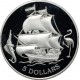 (170) Bahamas. 1993. 5 Dollars (EBC+) (Plata)