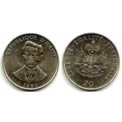 (152) Haití. 1991. 20 Centimes (SC)