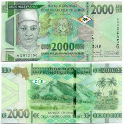 (W48A) Guinea. 2018. 2000 Francs (SC)