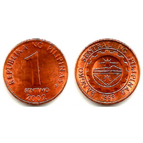 (273) Filipinas. 2002. 1 Sentimo (EBC+)