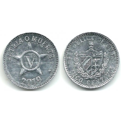 Cuba. 2019. 5 Centavos (EBC+)