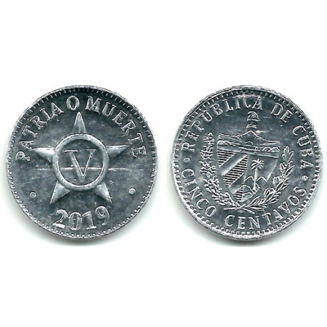 Cuba. 2019. 5 Centavos (EBC+)