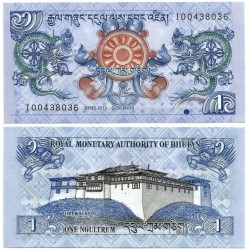 (27b) Bhutan. 2013. 1 Ngultrum (SC)