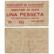 Passanant. 1937. 1 Peseta (MBC) Pequeños agujeros