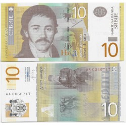 (54b) Serbia. 2013. 10 Dinara (SC)