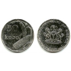 (13.3) Nigeria. 2006. 50 Kobo (EBC+)