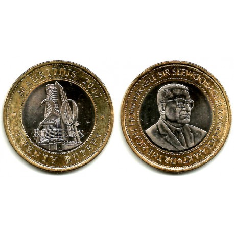 (66) Mauricio. 2007. 20 Rupees (SC)