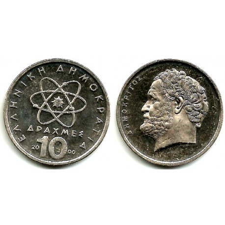 (132) Grecia. 2000. 10 Drachma (SC)