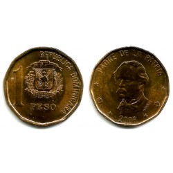 (80.2) República Dominicana. 2008. 1 Peso (SC)