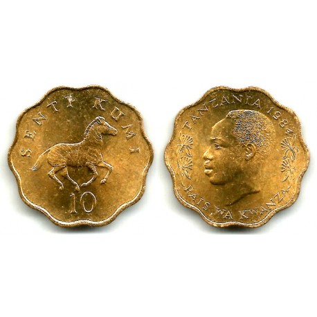 (11) Tanzania. 1984. 10 Senti (SC)