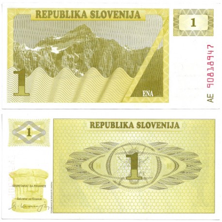 (1) Eslovenia. 1990. 1 Tolar (SC)