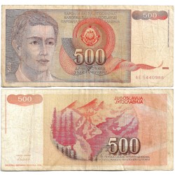 (109) Yugoslavia. 1991. 500 Dinara (BC)