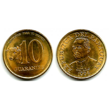 (178a) Paraguay. 1996. 10 Guaranies (SC)