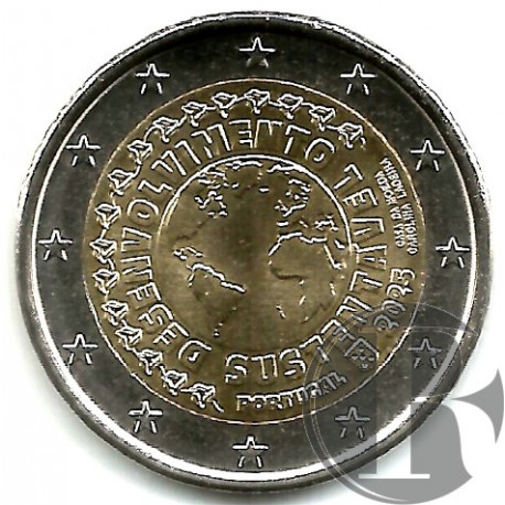 Portugal. 2025. 2 Euro (SC) Desarrollo Sostenible