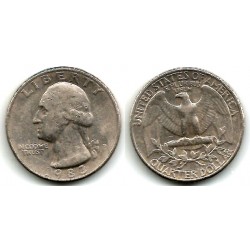 (A164a) Estados Unidos de América. 1983(D). Quarter Dollar (MBC)