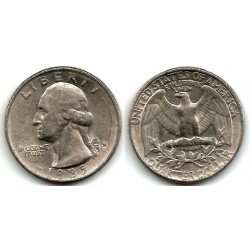 (A164a) Estados Unidos de América. 1985(D). Quarter Dollar (MBC)