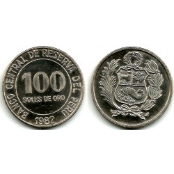 (283) Perú. 1982. 100 Soles de Oro (SC)