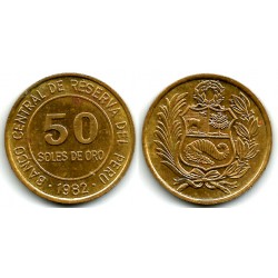 (273) Perú. 1982. 50 Soles de Oro (EBC)