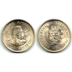 (267) Perú. 1977. 5 Soles de Oro (SC)