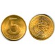 (271) Perú. 1981. 5 Soles de Oro (SC) Defecto de Acuñación, Reverso Girado