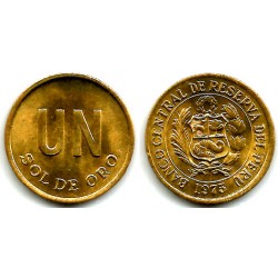 (266.1) Perú. 1975. 1 Sol de Oro (SC)