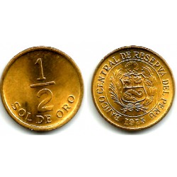 (265) Perú. 1975. ½ Sol de Oro (SC)