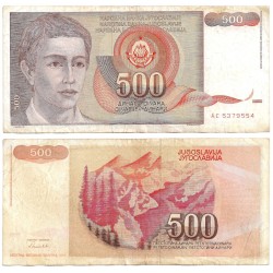 (109) Yugoslavia. 1991. 500 Dinara (BC)